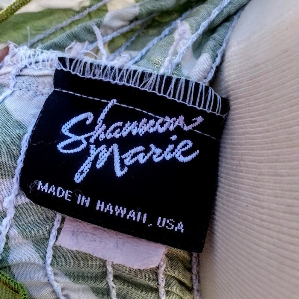 Vintage Palm Leaf Hawaiian dress by Shannon Marie - Picture 3 of 4